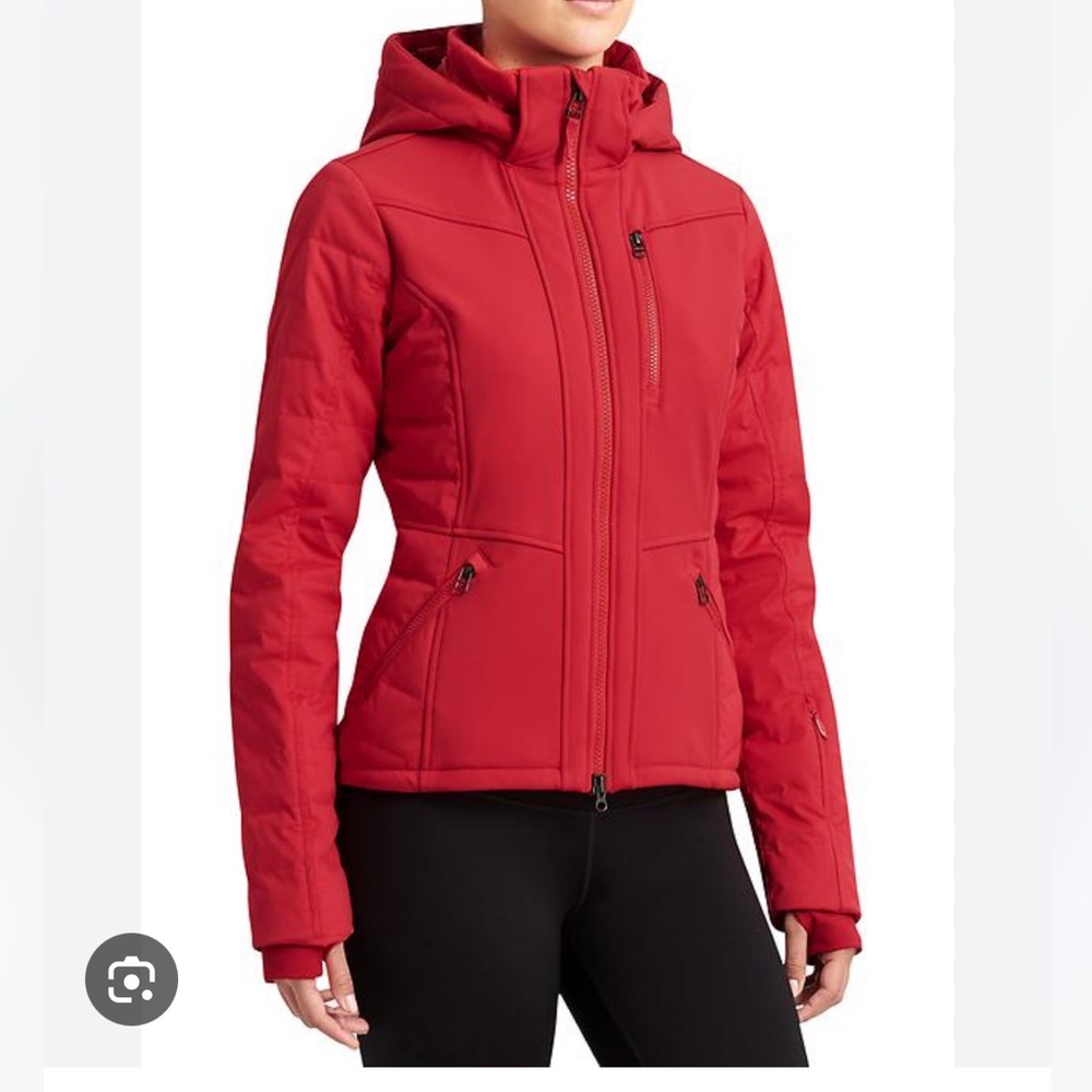 Athleta Boulder Ski Red Jacket - Medium With Recco - image 1